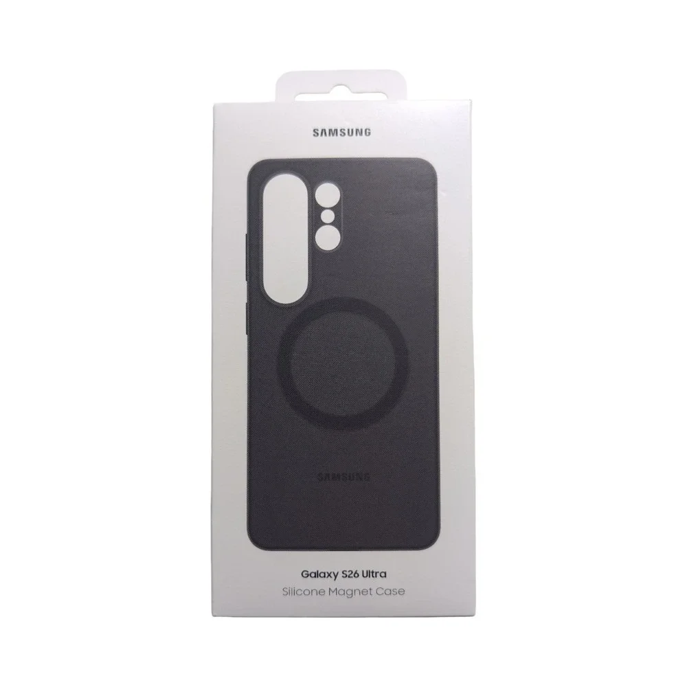 Oo1-O Samsung‎ Galaxy S26 Ultra Silicone Magnet Case - Black ⬇️